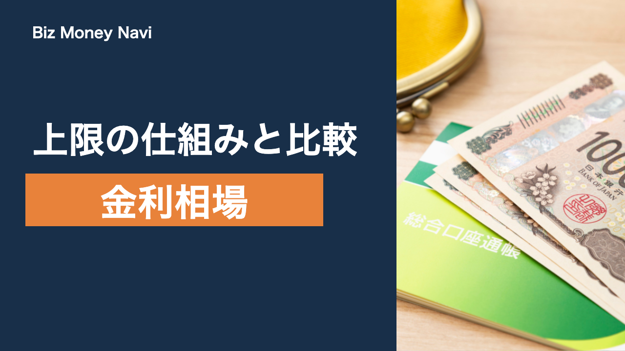 ビジネスローンの金利相場｜上限の仕組みと比較のポイント